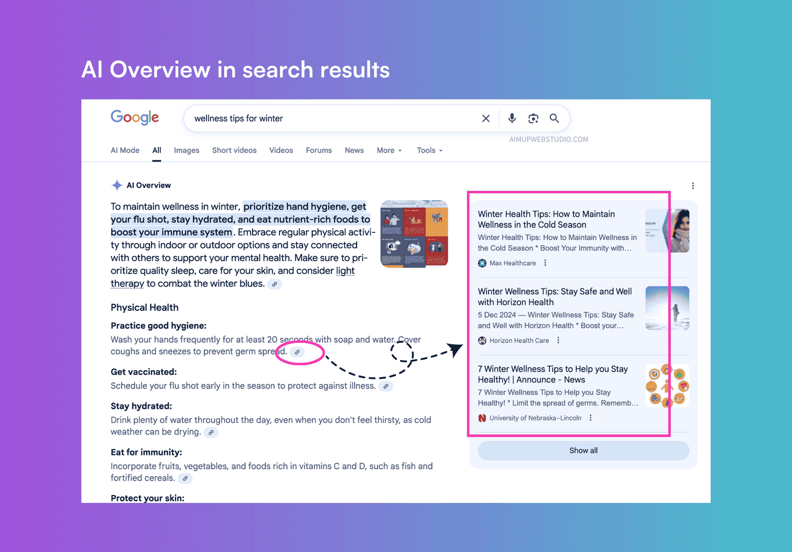 AI Overview in search results